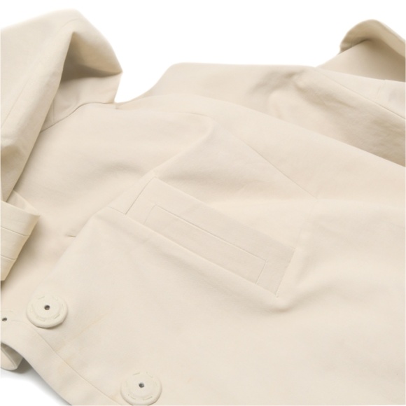 GERARD DAREL Cotton Peacoat ¾ Length Sleeve Snap Closure - Picture 10 of 12
